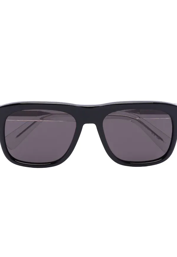 Saint Laurent Eyewear SL 558 klassiska fyrkantiga solglasögon - Svart