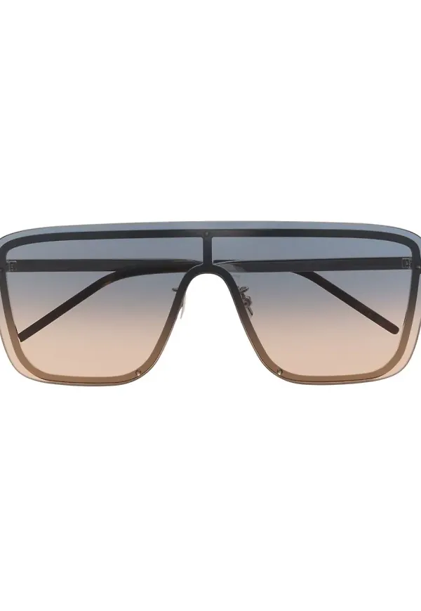 Saint Laurent Eyewear solglasögon - Silverfärgad