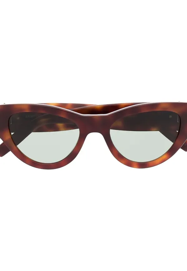 Saint Laurent Eyewear tonade cat eye-solglasögon - Brun