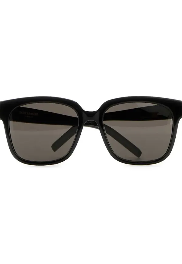 Saint Laurent Eyewear tonade fyrkantiga solglasögon - Svart