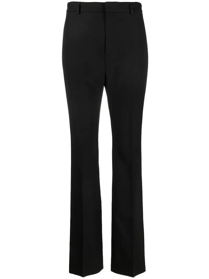 Saint Laurent finbyxor med hög midja - Svart