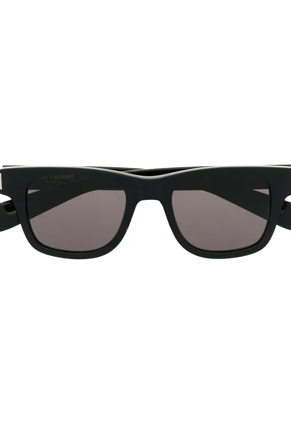 Saint Laurent fyrkantiga solglasögon - Svart