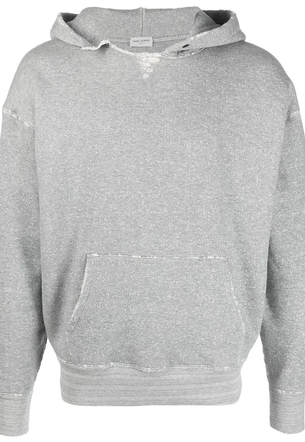 Saint Laurent Grunge hoodie - Grå