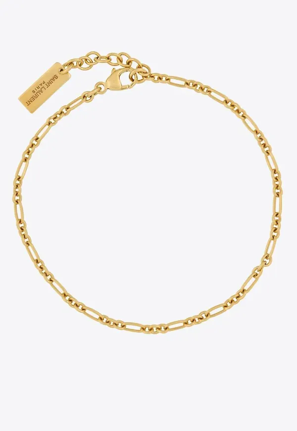 Saint Laurent guldfärgat kedjearmband - Guldfärgad