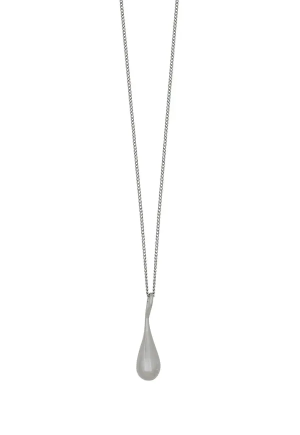 Saint Laurent halsband med hänge - Silverfärgad