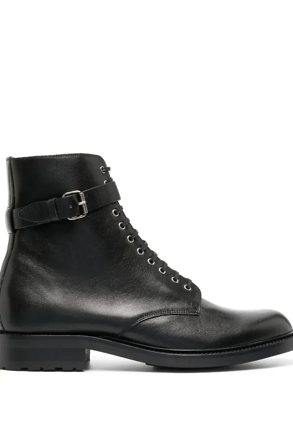 Saint Laurent Hanot stövletter - Svart