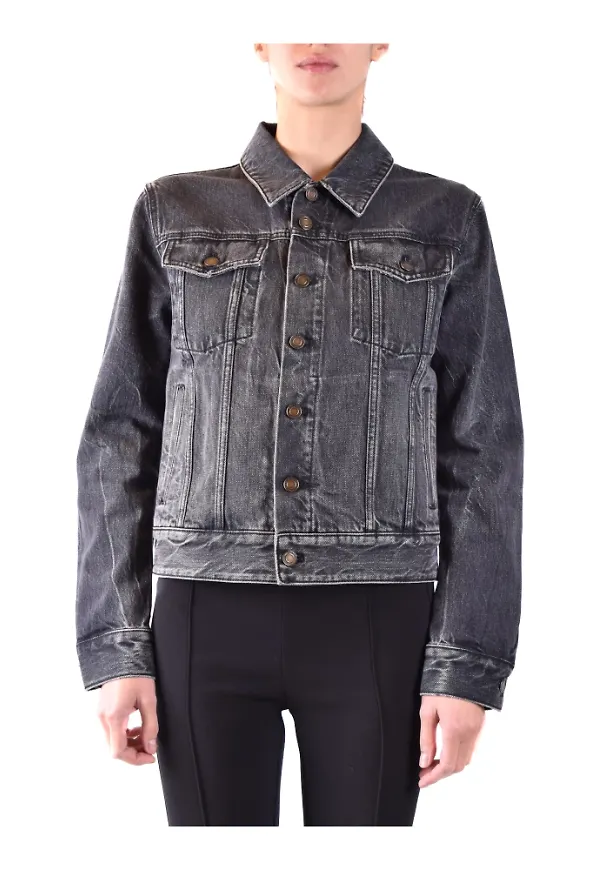Saint Laurent Jacket Grå, Dam