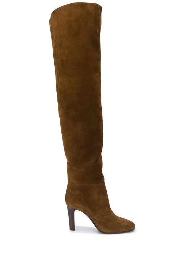 Saint Laurent Jane 90mm stövlar - Brun