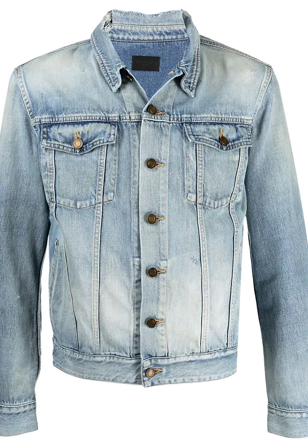 Saint Laurent jeansjacka - Blå