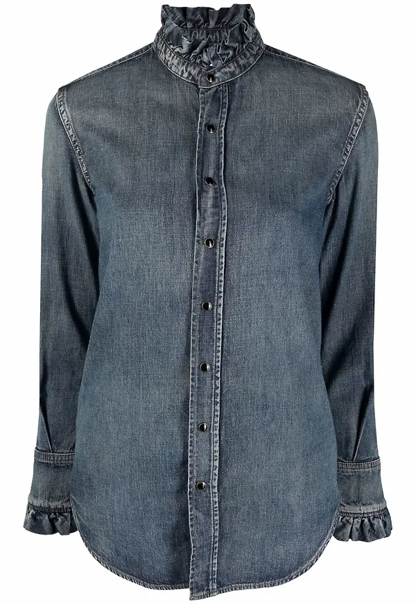 Saint Laurent jeansskjorta - Blå