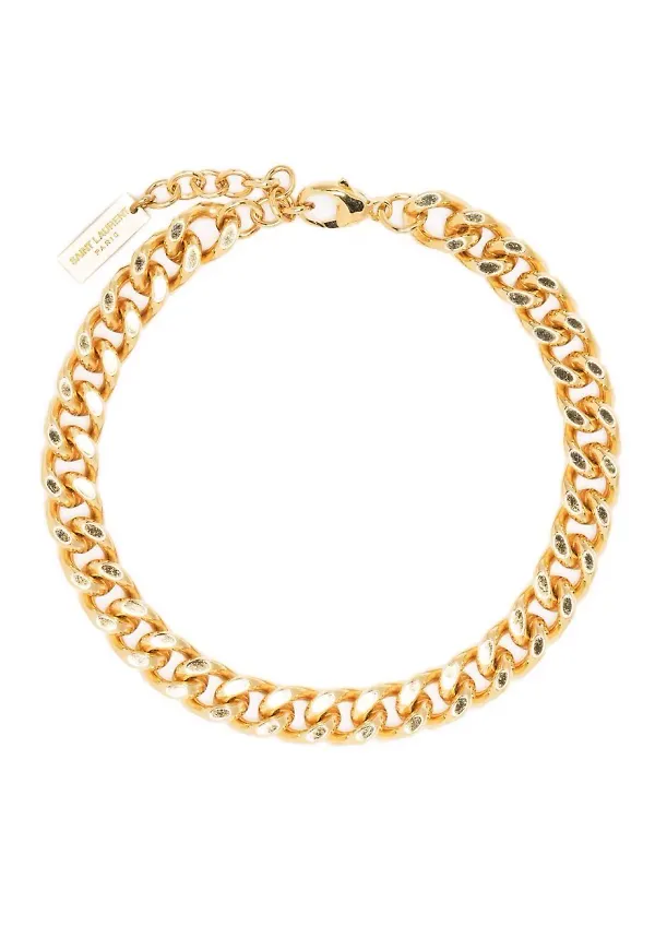 Saint Laurent kedjearmband - Guldfärgad