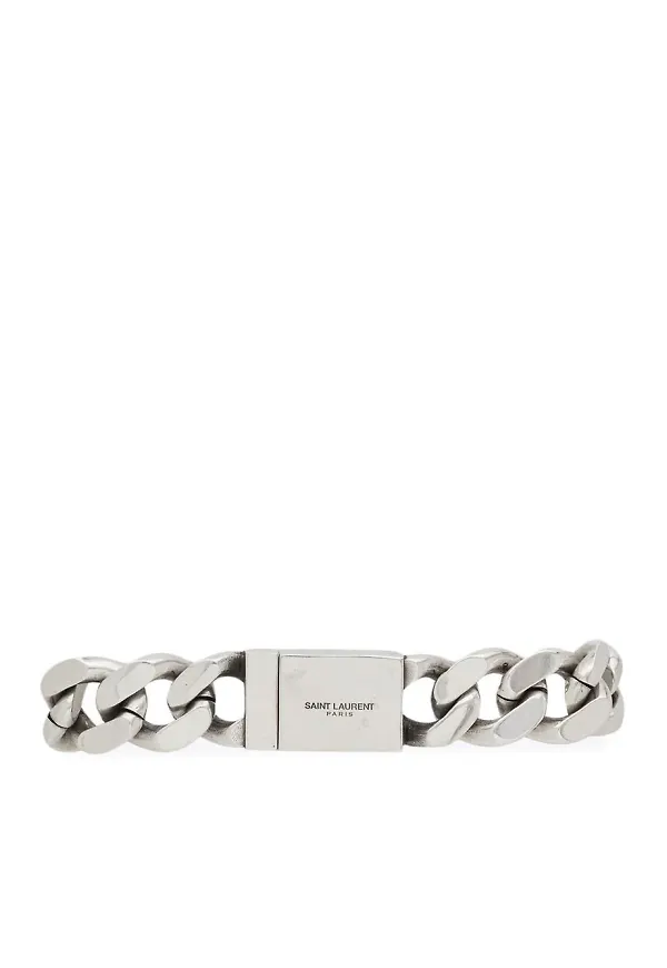 Saint Laurent kedjearmband - Silverfärgad