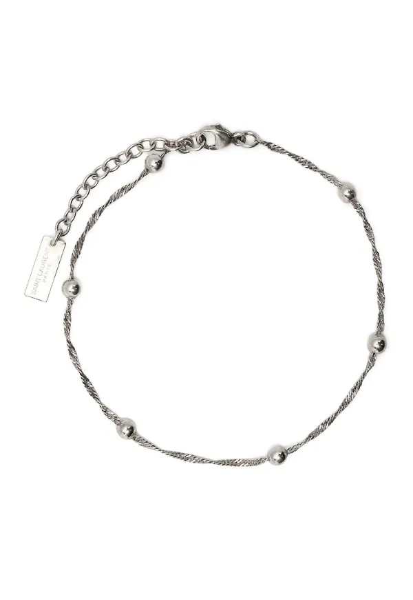 Saint Laurent kedjearmband - Silverfärgad