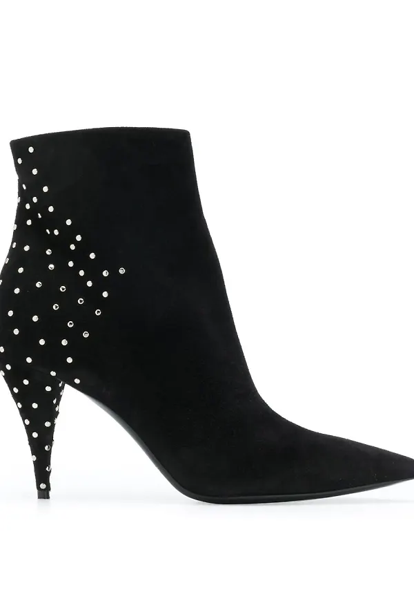 Saint Laurent Kiki 85 stövlar - Svart