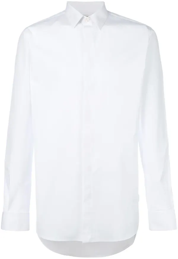 Saint Laurent klassisk formell skjorta - Vit