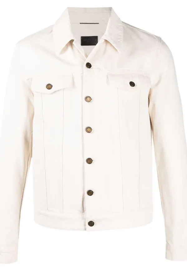 Saint Laurent klassisk jeansjacka - Neutral
