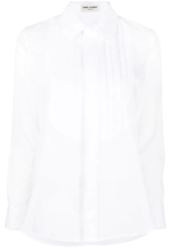 Saint Laurent klassisk skjorta - Vit