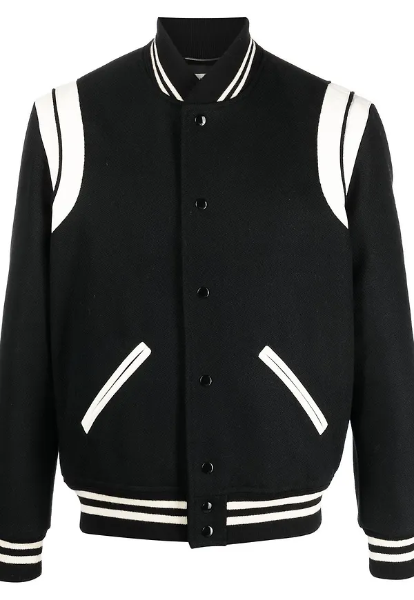 Saint Laurent klassisk teddyjacka - Svart
