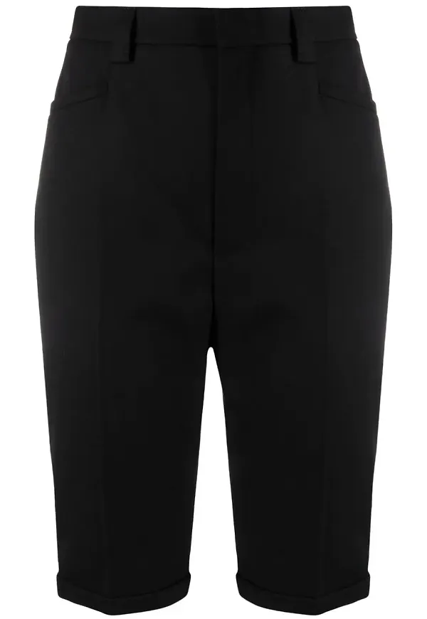 Saint Laurent knälånga shorts - Svart