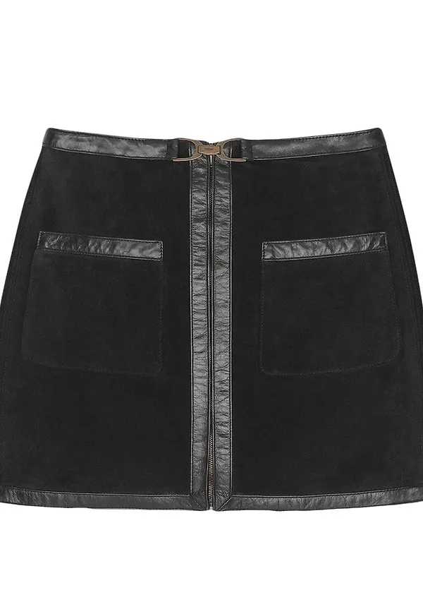 Saint Laurent kort kjol - Svart