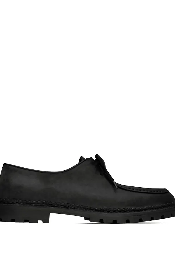 Saint Laurent loafers med snörning - Svart
