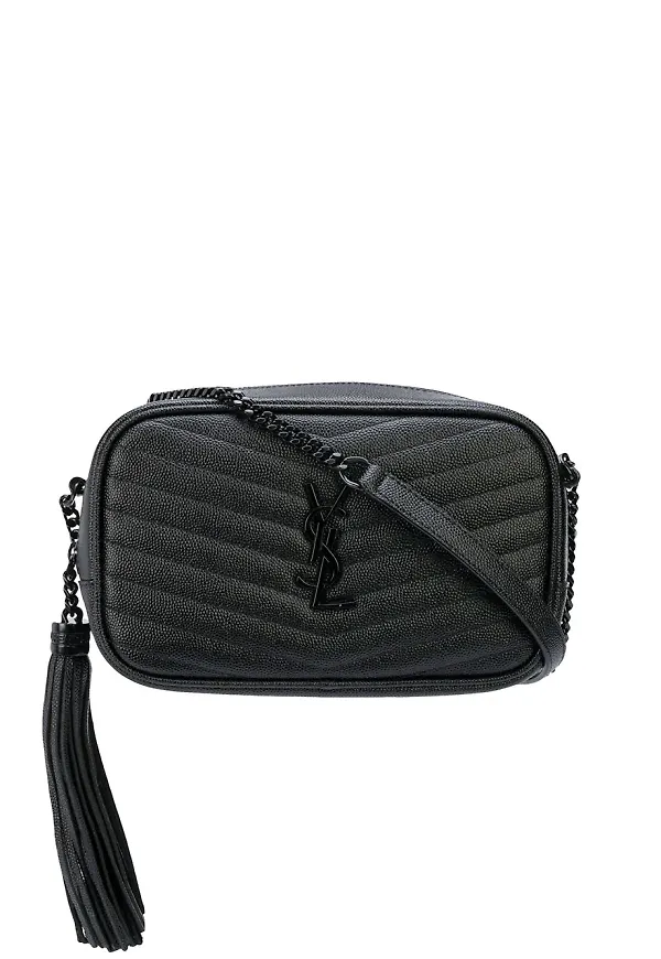 Saint Laurent Lou axelväska - Svart