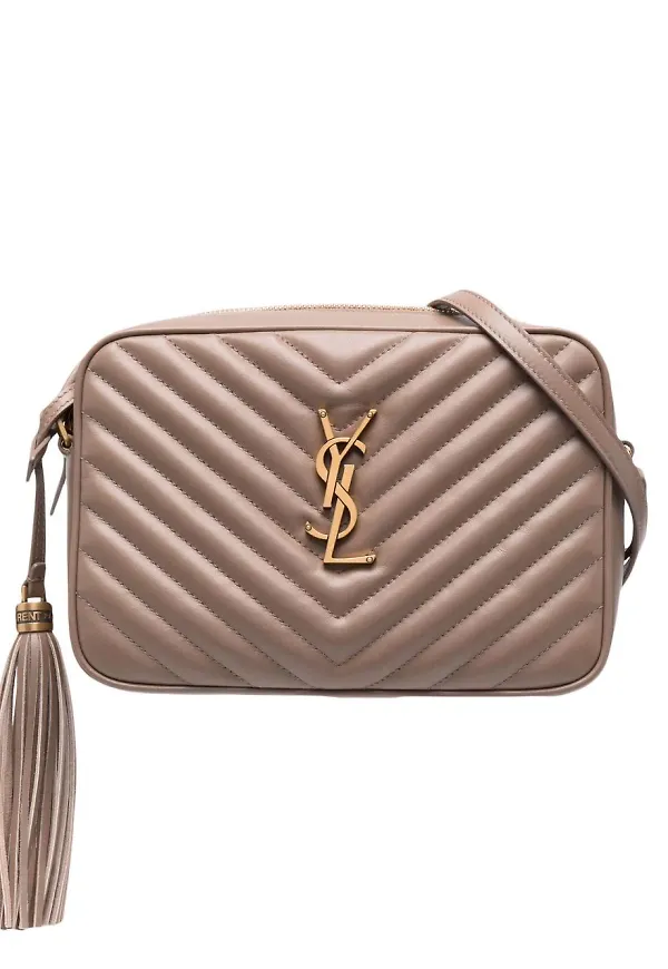 Saint Laurent Lou kameraväska - Brun