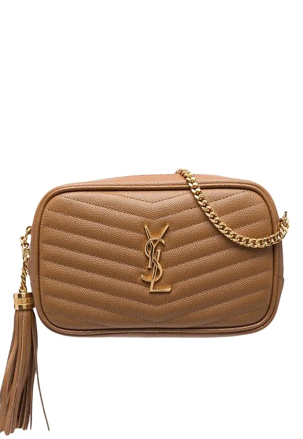 Saint Laurent Lou miniväska - Brun