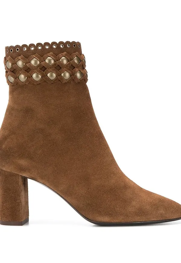 Saint Laurent Lou stövletter - Brun