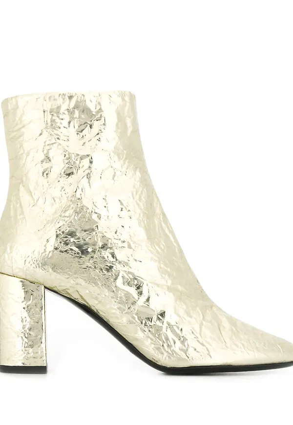 Saint Laurent Lou stövletter - Guldfärgad