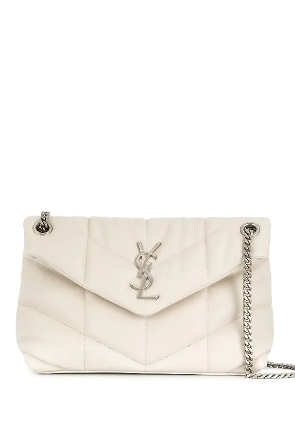 Saint Laurent Loulou axelväska - Neutral