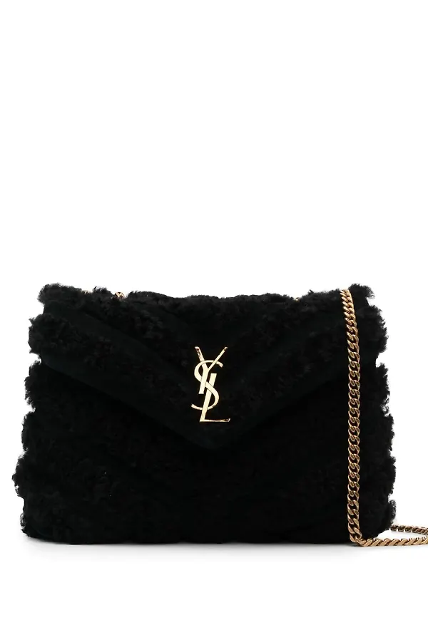 Saint Laurent LouLou axelväska - Svart