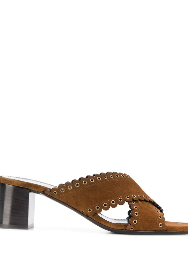 Saint Laurent Loulou mulor - Brun