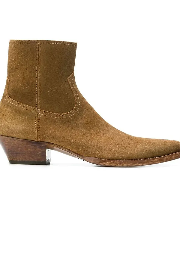 Saint Laurent Lukas 40 stövletter - Brun