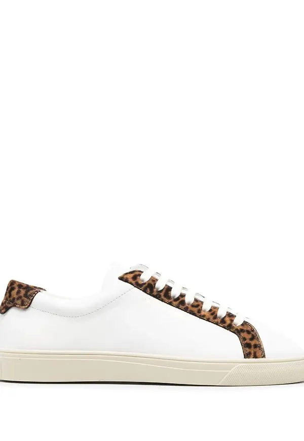 Saint Laurent låga sneakers - Vit