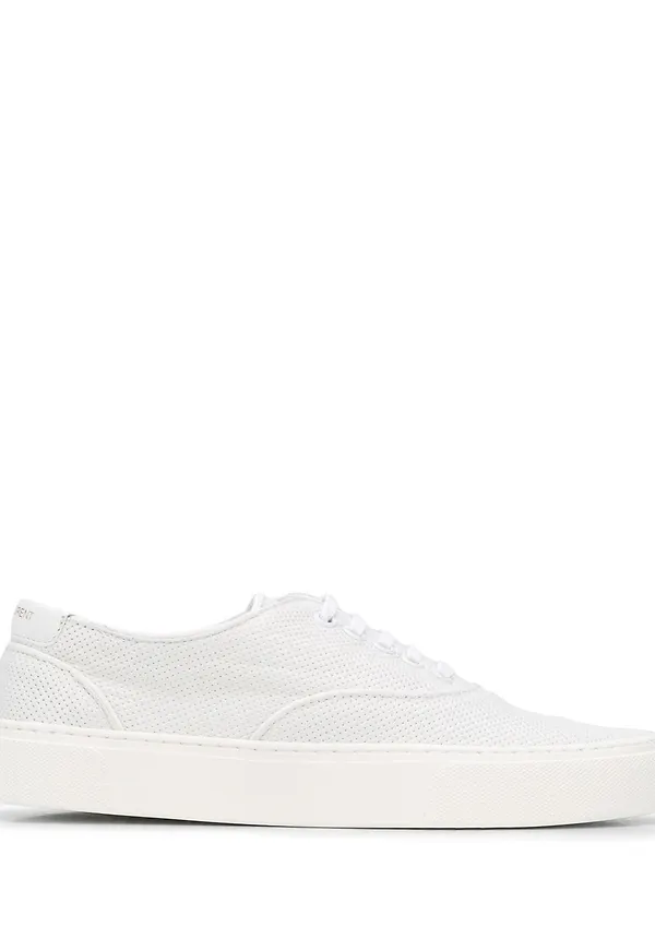 Saint Laurent låga sneakers - Vit