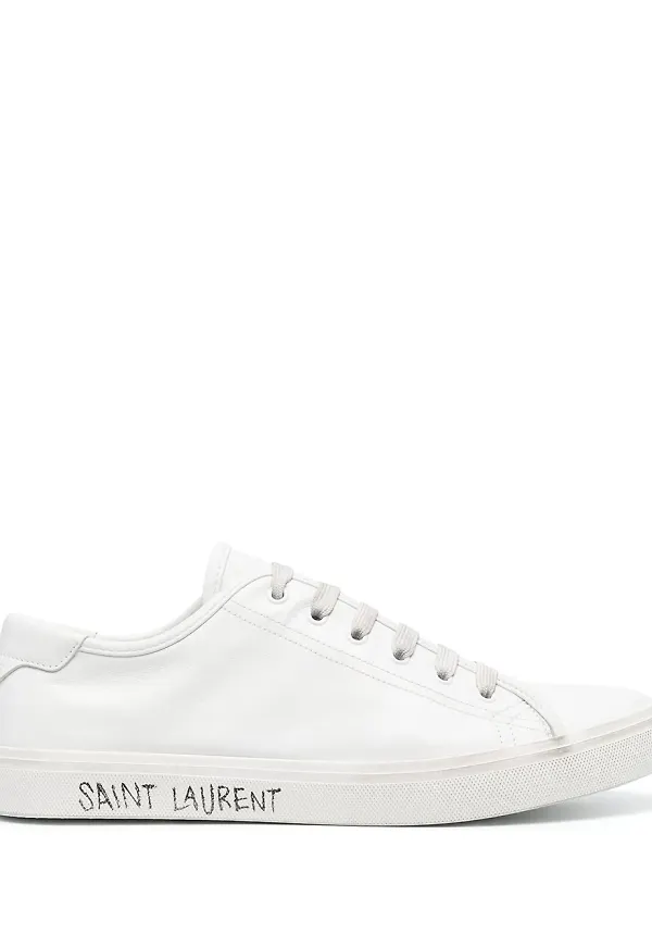 Saint Laurent Malibu låga sneakers - Vit