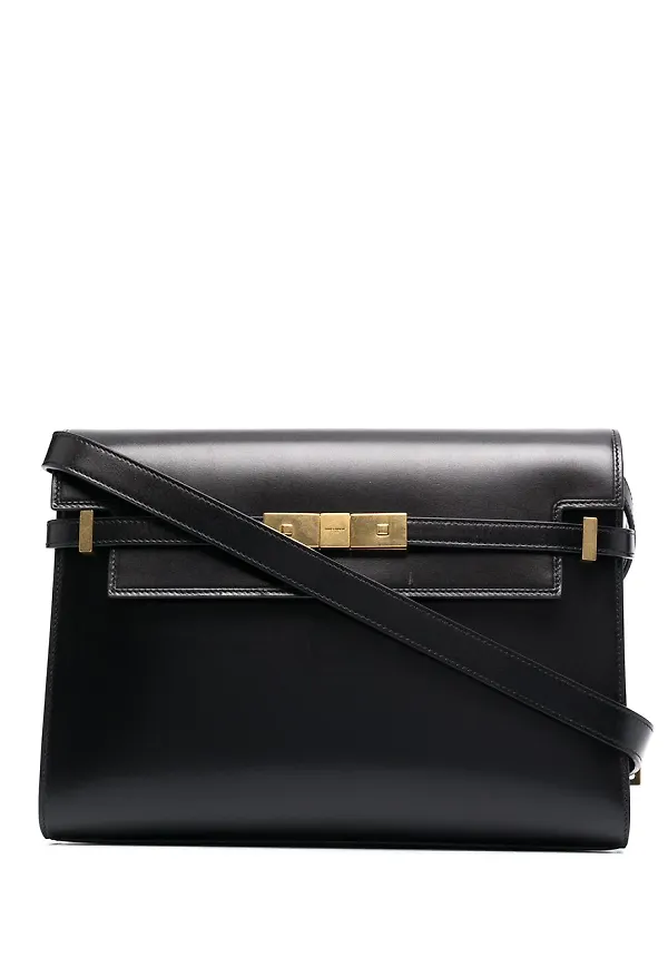 Saint Laurent Manhattan axelväska - Svart