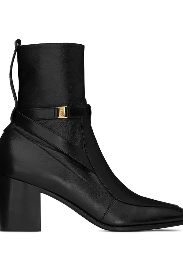 Saint Laurent Michelangelo stövletter - Svart