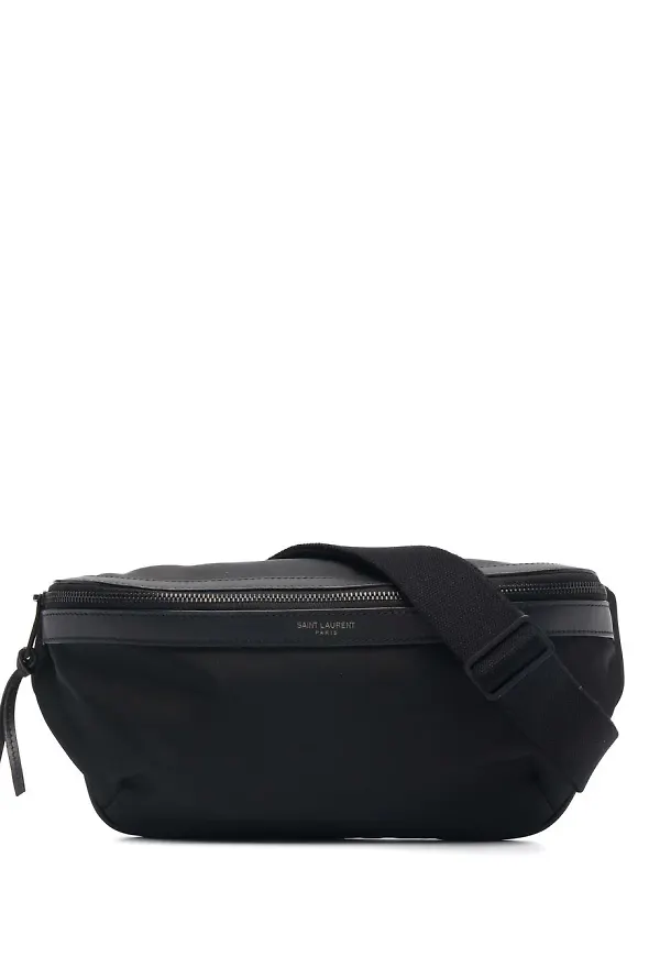 Saint Laurent midjeväska med dragkedja - Svart