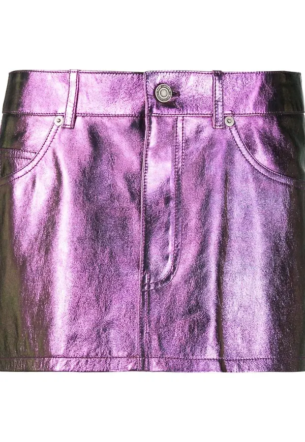 Saint Laurent minikjol - Lila