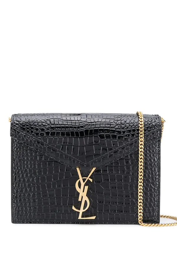 Saint Laurent Monogram kuvertväska - Svart