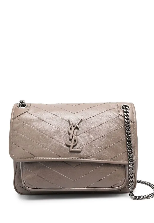 Saint Laurent Niki axelväska - Brun