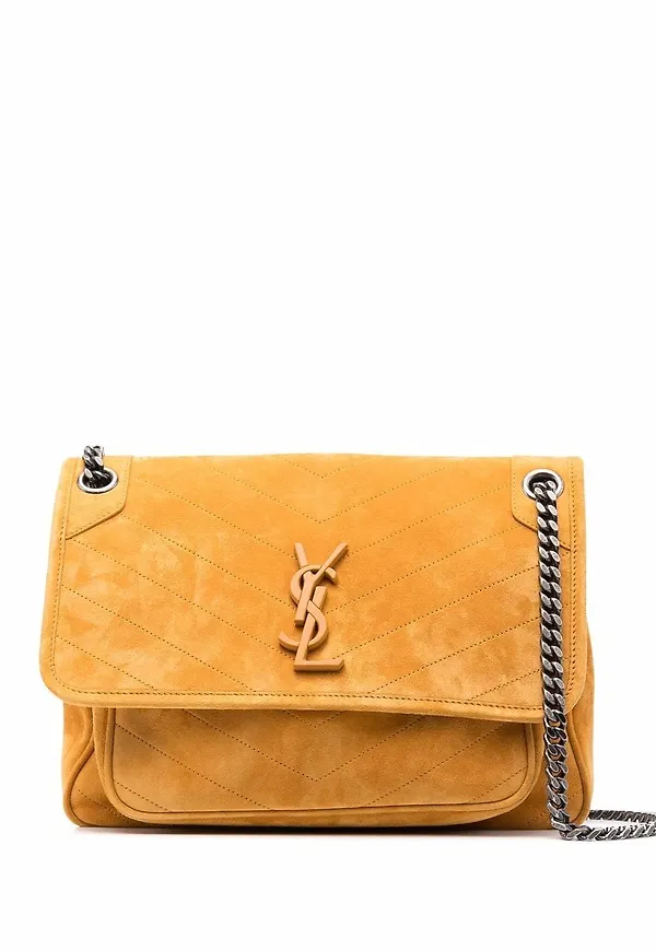 Saint Laurent Niki axelväska - Gul