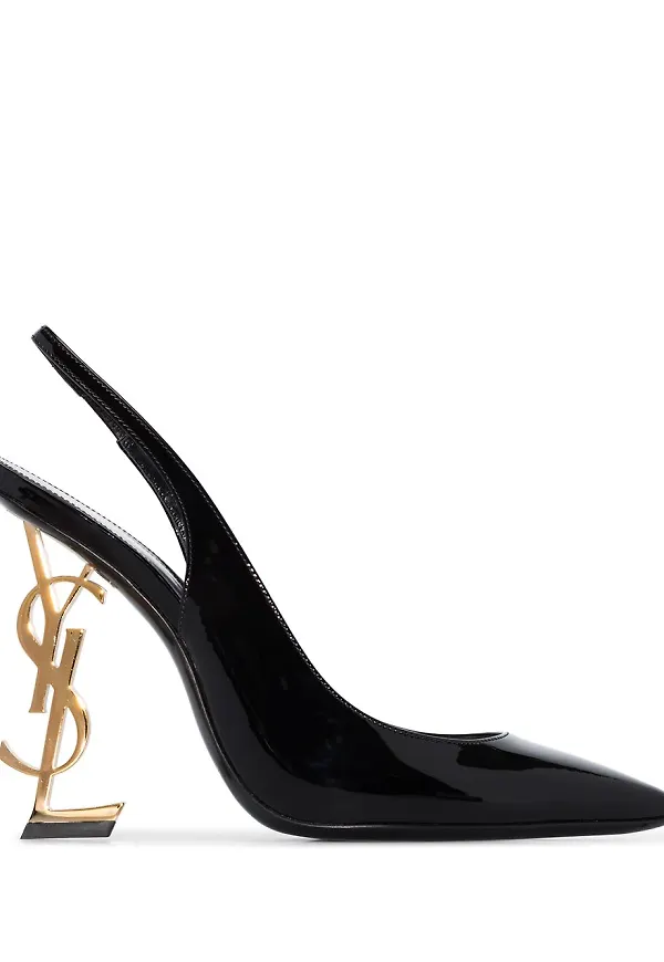 Saint Laurent Opyum 110 slingback-pumps - Svart