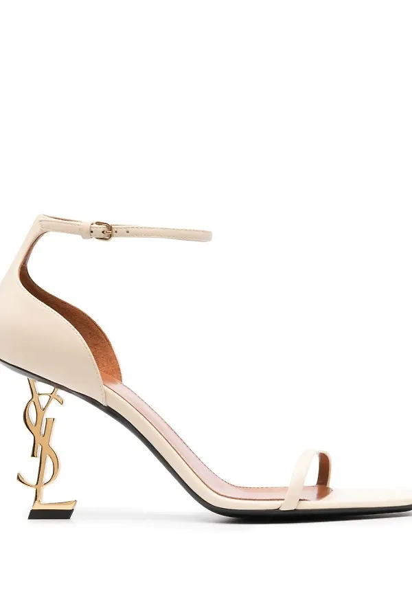 Saint Laurent Opyum 85 mm sandaler - Neutral