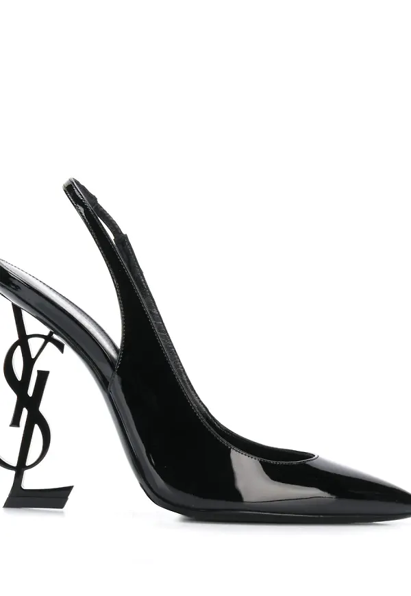 Saint Laurent Opyum slingback-pumps - Svart