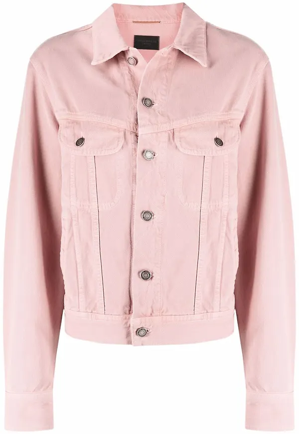Saint Laurent Ozon jeansjacka - Rosa