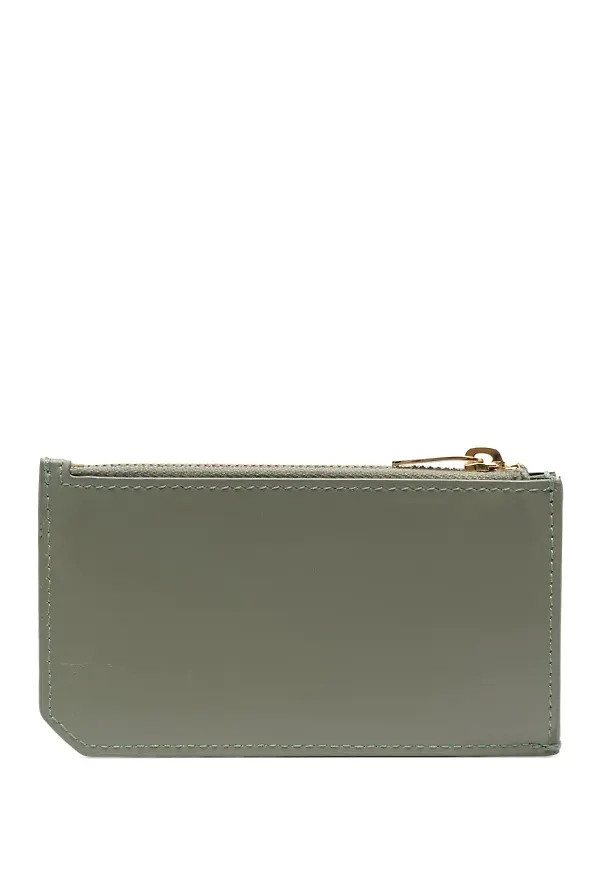 Saint Laurent plånbok med dragkedja - Grön