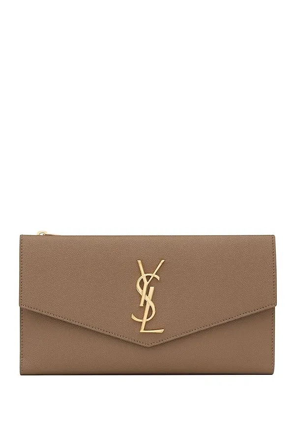 Saint Laurent plånbok med monogram - Neutral